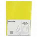 Yellow Cut Flush Folders (Pack of 100) WX01487 WX01487