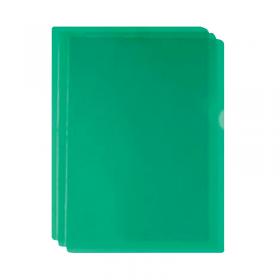 Green Cut Flush Folders (Pack of 100) WX01488 WX01488