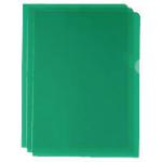 Green Cut Flush Folders (Pack of 100) WX01488 WX01488