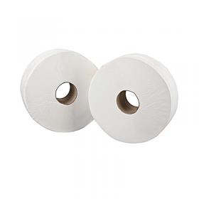 Mini Jumbo White 2-Ply Toilet Roll 150m (Pack of 12) J26150NDS WX03811