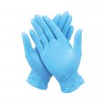 Powder Free Latex Free Nitrile Gloves Blue Small Pack of 100 WX07355 WX07355