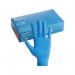 Powder Free Latex Free Nitrile Gloves Blue Medium Pack of 100 WX07356 WX07356