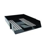 Contract Letter Tray Plastic Construction Mesh Design 275x61x350mm Black WX10050A WX10050A