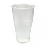 Plastic Pint Glass Clear (Pack of 50) WX10428 WX10428