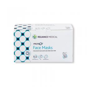 Disposable 3-Ply Face Masks Half Face (Pack of 50) WX120520 WX120520