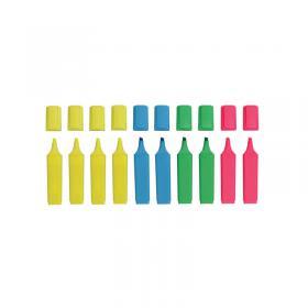 Hi-Glo Highlighter Chisel Tip Assorted (Pack of 10) 8440PK10 WX16351A