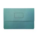 Document Wallet 220gsm Foolscap Blue (Pack of 50) 45913KIN02 WX23011A