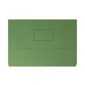 Document Wallet 220gsm Foolscap Green (Pack of 50) 45914EAST WX23012A