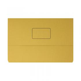 Document Wallet 220gsm Foolscap Yellow (Pack of 50) 45919EAST WX23017A