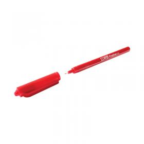 Fineliner 0.4mm Red Pens (Pack of 10) WX25009 WX25009