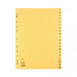 Buff A4 20-Part A-Z Index For A4 Ring Binders or Lever Arch Files WX26011 WX26011