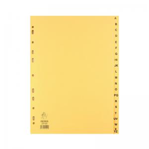 Buff A4 20-Part A-Z Index For A4 Ring Binders or Lever Arch Files