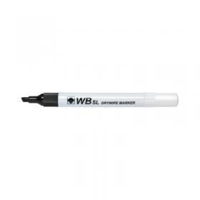 Black Whiteboard Markers Chisel Tip (Pack of 10) WX26035 WX26035