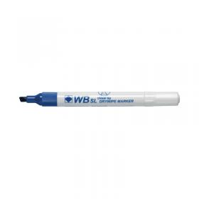 Blue Whiteboard Markers Chisel Tip (Pack of 10) WX26036 WX26036