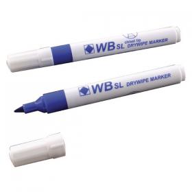 Blue Whiteboard Markers Chisel Tip (Pack of 10) WX26036 WX26036