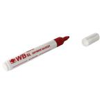 Red Whiteboard Markers Chisel Tip (Pack of 10) WX26037 WX26037