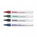 Assorted Whiteboard Markers Chisel Tip (Pack of 4) WX26038 WX26038