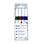 Assorted Whiteboard Markers Chisel Tip (Pack of 4) WX26038 WX26038