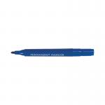 Blue Permanent Marker Bullet Tip (Pack of 10) WX26046 WX26046