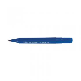 Blue Permanent Marker Bullet Tip (Pack of 10) WX26046 WX26046