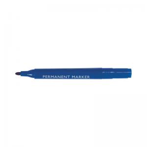Blue Permanent Marker Bullet Tip Pack of 10 WX26046 WX26046