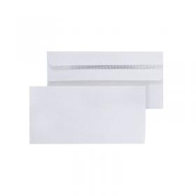 Envelope DL 80gsm Self Seal White (Pack of 1000) WX3454 WX3454