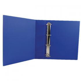 4 D-Ring Presentation Binder Blue 75mm Spine 50mm Capacity (Pack of 10) WX47662 WX47662