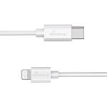 MediaRange Apple Lightning to USB Type-C Charge + Sync Cable 1m White WX87397