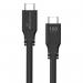 Mediarange USB Type-C Charge and Sync Cable with E-Mark Chip USB 3.2 Gen 1X2 3m Black MRCS218 WX87612