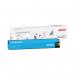 The Everyday Toner from Xerox Ink Cartridges is a vivid cyan color and has a sleek, cylindrical shape. The label prominently features the Xerox logo and product name, along with the HP model number.