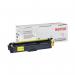 The photo displays a set of Xerox ink cartridges, specifically the Xerox Everyday Brother TN-230Y remanufactured compatible toner cartridge in yellow. The cartridges are neatly packaged and appear to be in brand-new condition. The vibrant yellow color of the toner is visible through the transparent packaging.