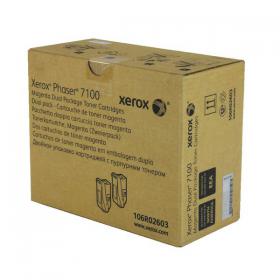 Xerox Phaser 7100 Magenta High Yield Toner (Pack of 2) 106R02603 XR6R02603