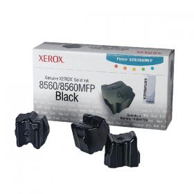 Xerox Phaser 8560 Black Solid Ink Stick (Pack of 3) 108R00726 XR8R00726