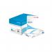 The image shows a stack of white A4 paper, neatly packed in a pack of 2500 sheets. The paper is made by Xerox and is labeled as Business with a weight of 80gsm. The Xerox logo can be seen on the packaging.
