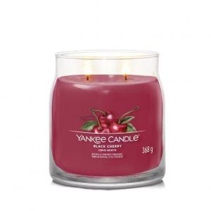 Image of Yankee Candle Signature Medium Jar 368g Black Cherry Pack of 4