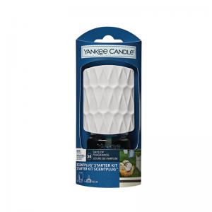 Yankee Candle Plug Organic Pattern Starter Kit Clean Cotton Pack of 6