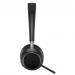 Yealink BH76 Wireless Binaural On-ear Headset MS Teams USB-A via Bluetooth Adapter Black 1208617 YEA31019