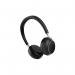 Yealink BH76 Wireless Binaural On-ear Headset MS Teams USB-A via Bluetooth Adapter Black 1208617 YEA31019