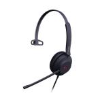 Yealink UH37 Wired Mono On-ear Headset MS Teams USB Black 1308103 YEA31531