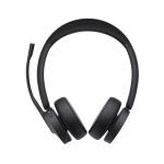 Yealink BH70 Wireless Binaural On-ear Headset MS Teams USB-A via Bluetooth Adapter Black 1208663 YEA31819