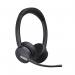 Yealink BH70 Wireless Binaural On-ear Headset MS Teams USB-A via Bluetooth Adapter Black 1208663 YEA31819