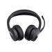 Yealink BH70 Wireless Binaural On-ear Headset MS Teams USB-A via Bluetooth Adapter Black 1208663 YEA31819