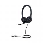 Yealink UH35 Dual Wired On-ear Headset USB-A USB-C Certified Microsoft Teams UC Certified 1308164 YEA32094