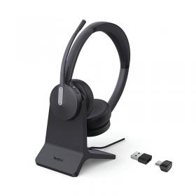 Yealink BH70 Bluetooth Dual Teams Headset with Stand USB-CA 1208701 YEA32163