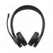 Yealink BH70 Wireless Stereo Binaural Headset USB-CA MS Teams Black 89077 YEA32179