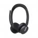 Yealink BH70 Wireless Stereo Binaural Headset USB-CA MS Teams Black 89077 YEA32179