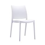 Zap MAYA Side Chair - White ZA.103C