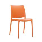 Zap MAYA Side Chair - Orange ZA.105C