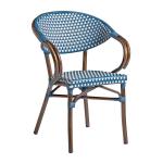 Zap PANDA Arm Chair - Blue and White ZA.1062C