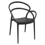 Zap MILA Arm Chair - Black ZA.1094C